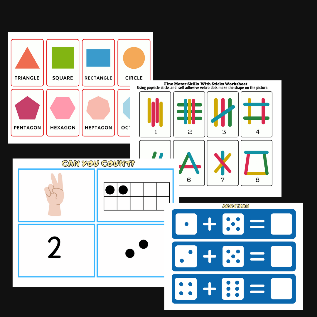 Learning Numbers Busy Book