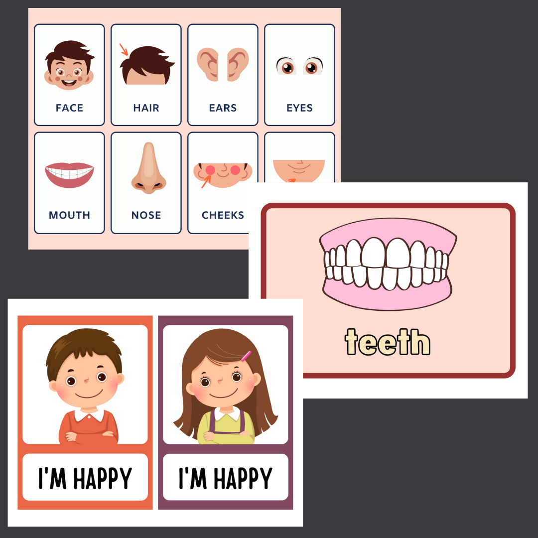 Learning Emotions & Body Parts Busy Book