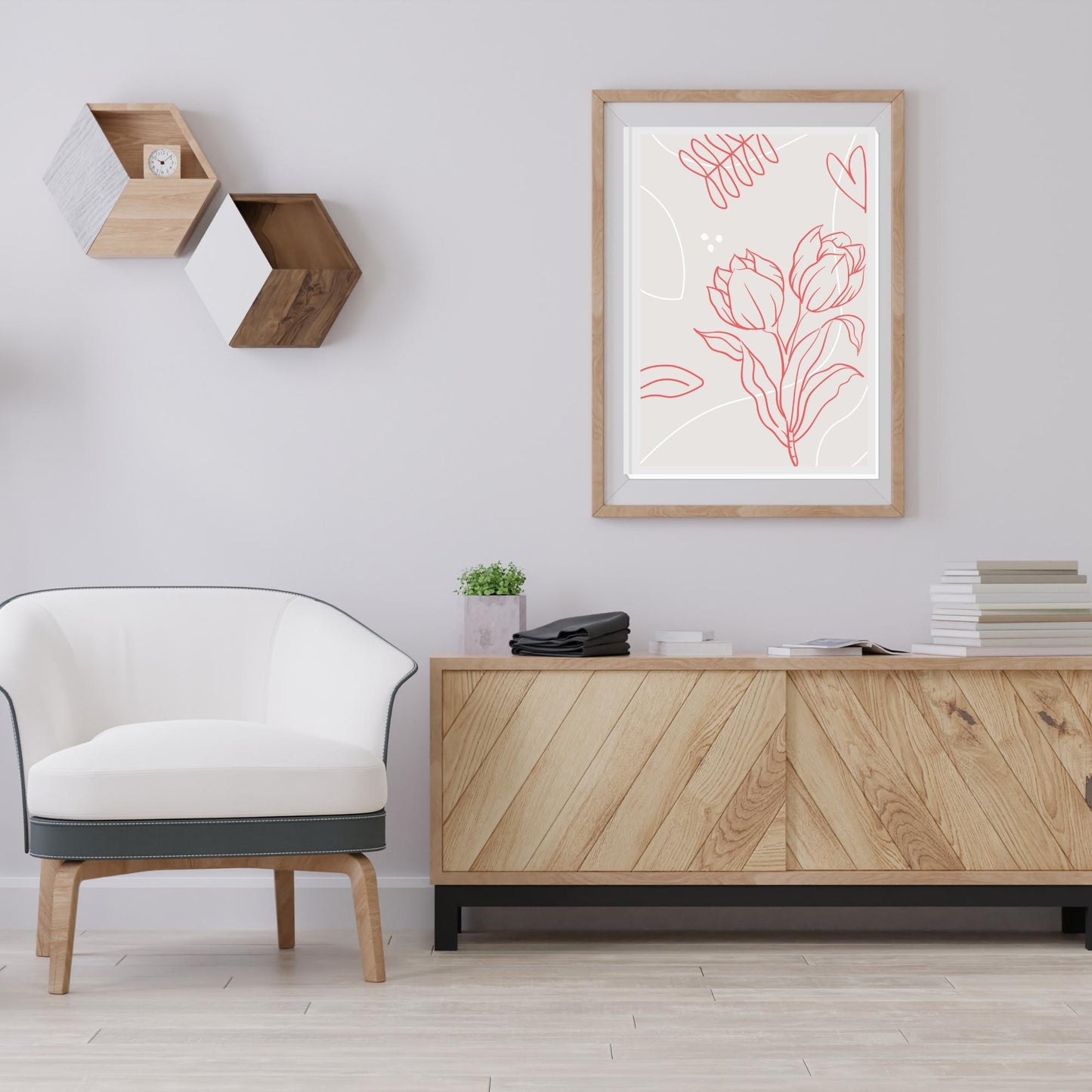 Flower Abstract Wall Art