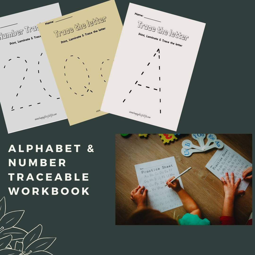 Toddler & Preschool Learning Workbook Bundle
