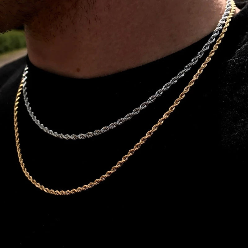 Plain Gold Rope Neckchain