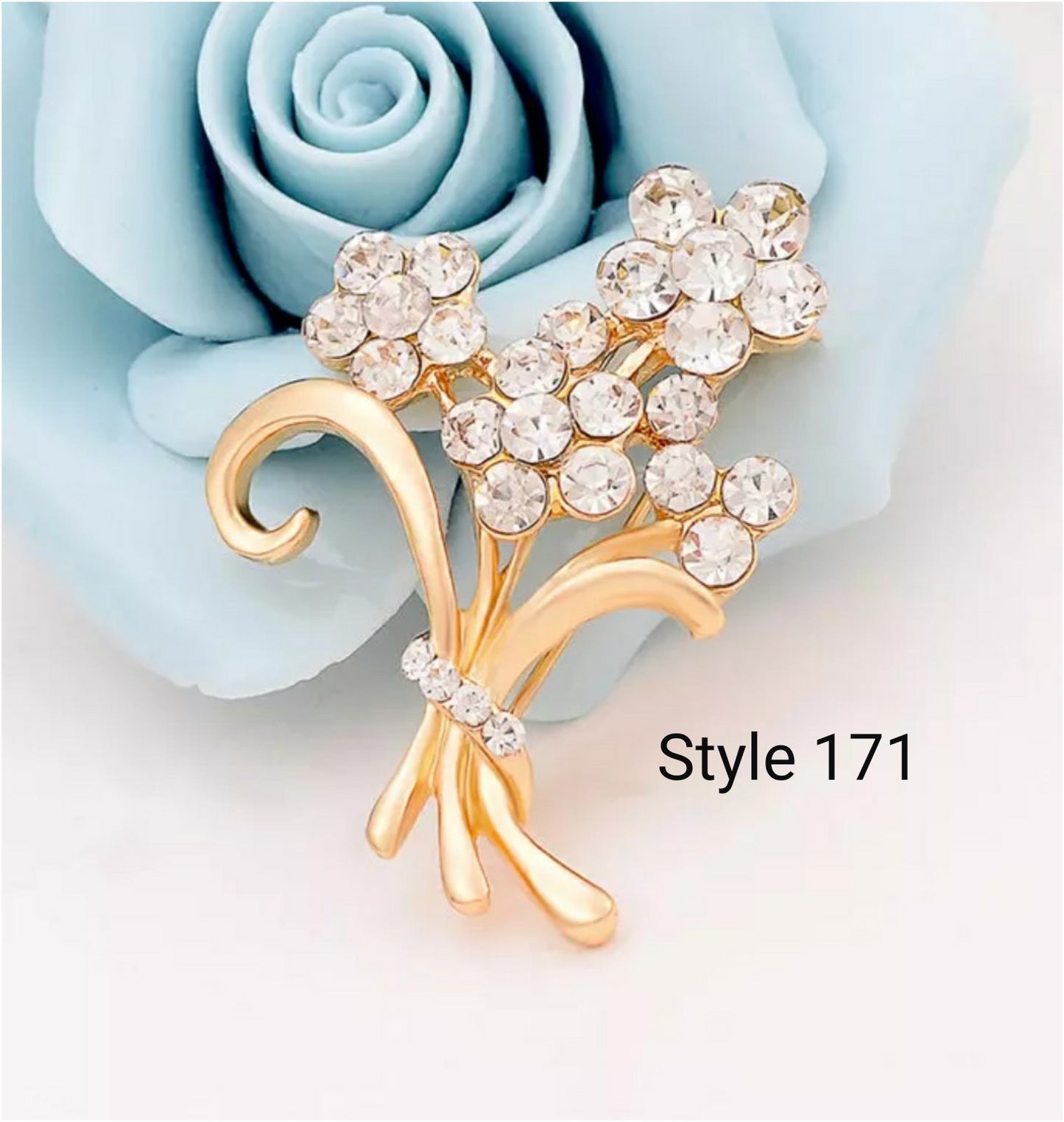 Rhinestone Brooch