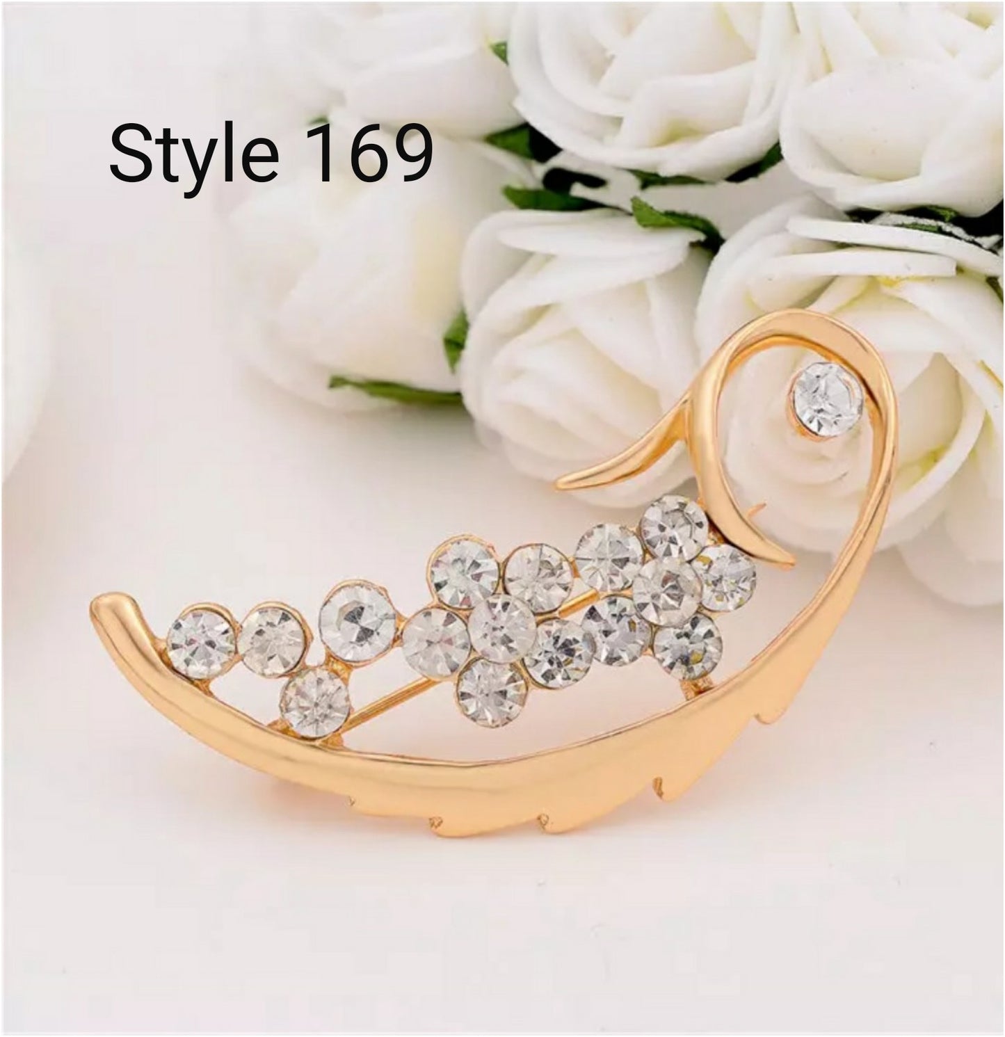 Rhinestone Brooch