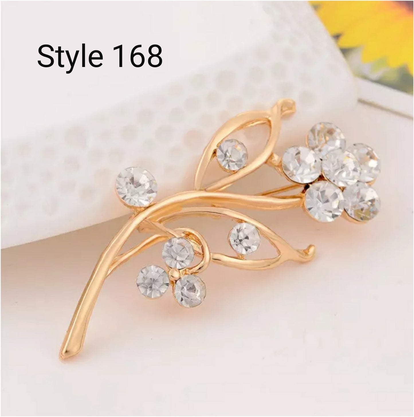 Rhinestone Brooch