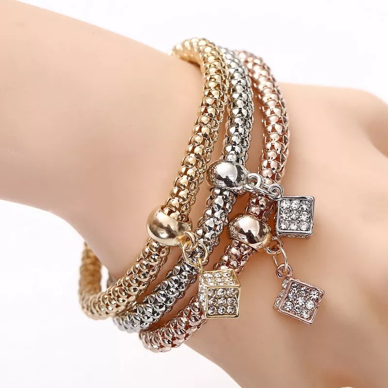 Crystal Cube Bracelet