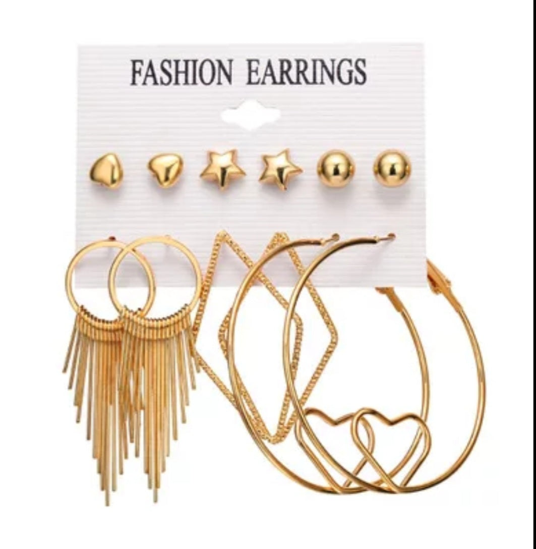 Hoops n Drops Earrings