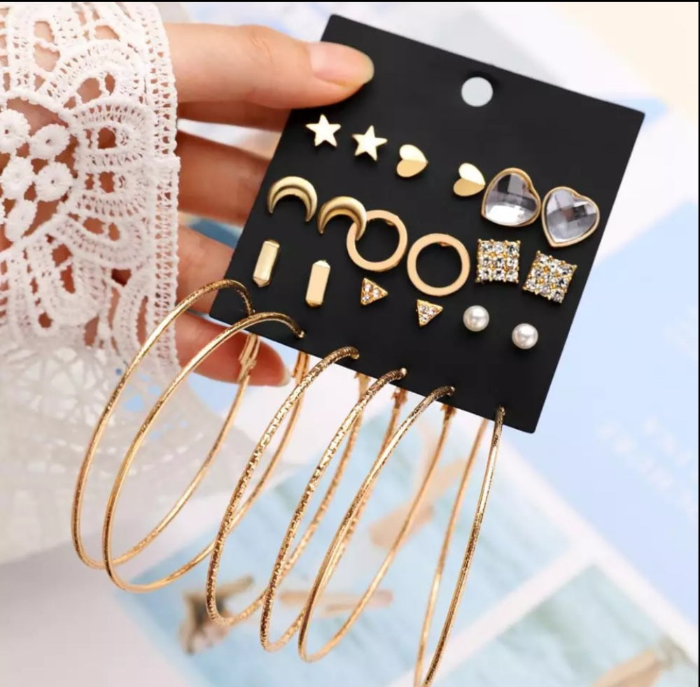 Studs to ya Hoops Earrings