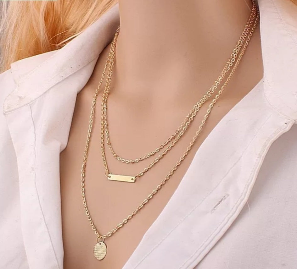 Vintage Moon Map Necklace