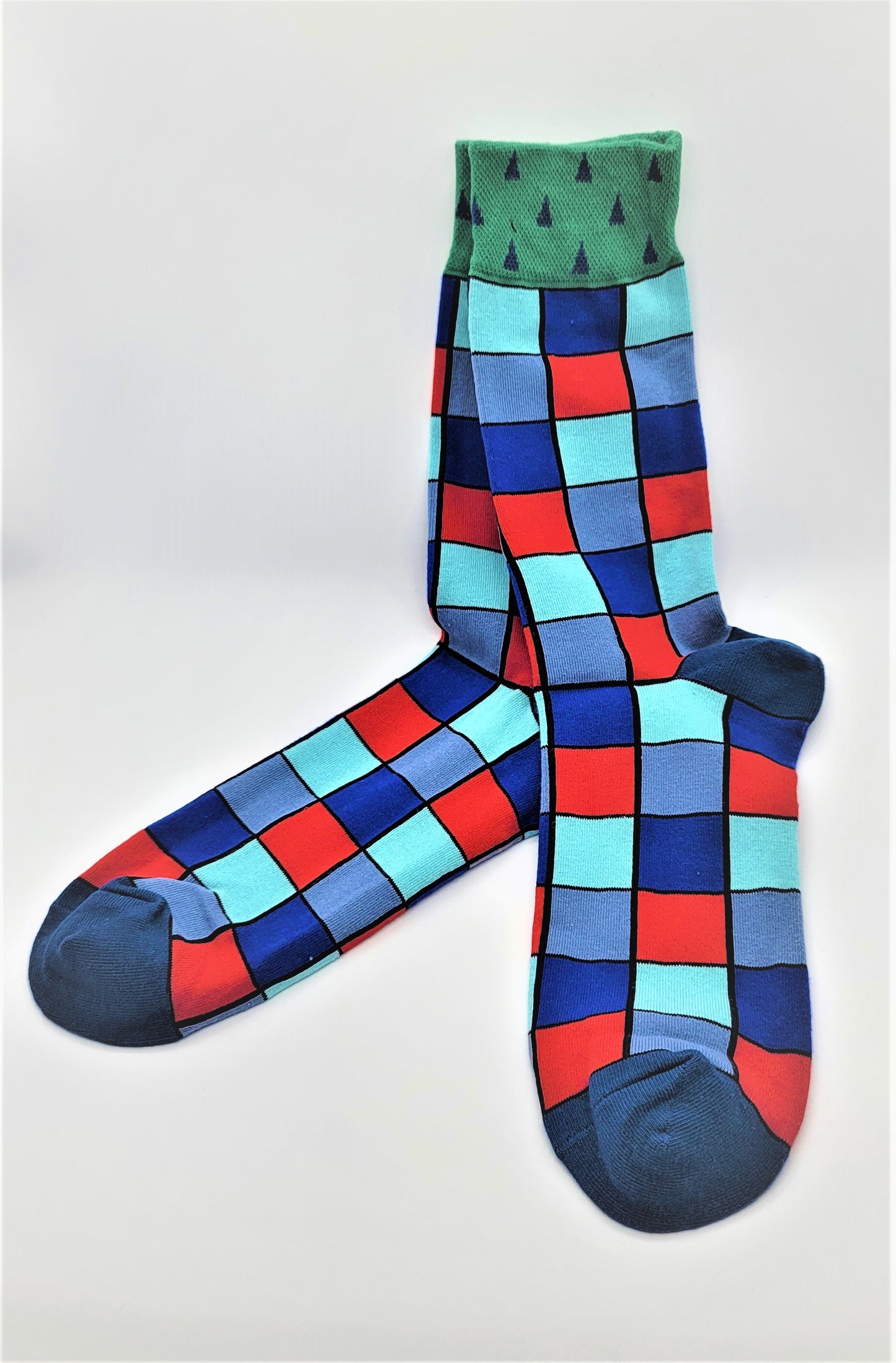 Luxury Geometric Men's Socks