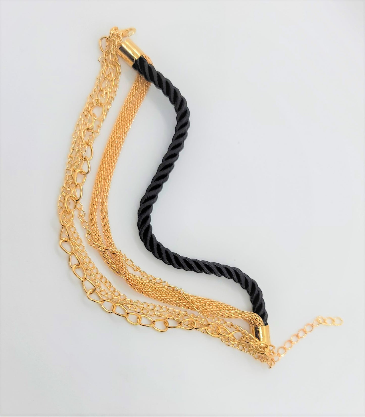 Black Braided Rope Bracelet