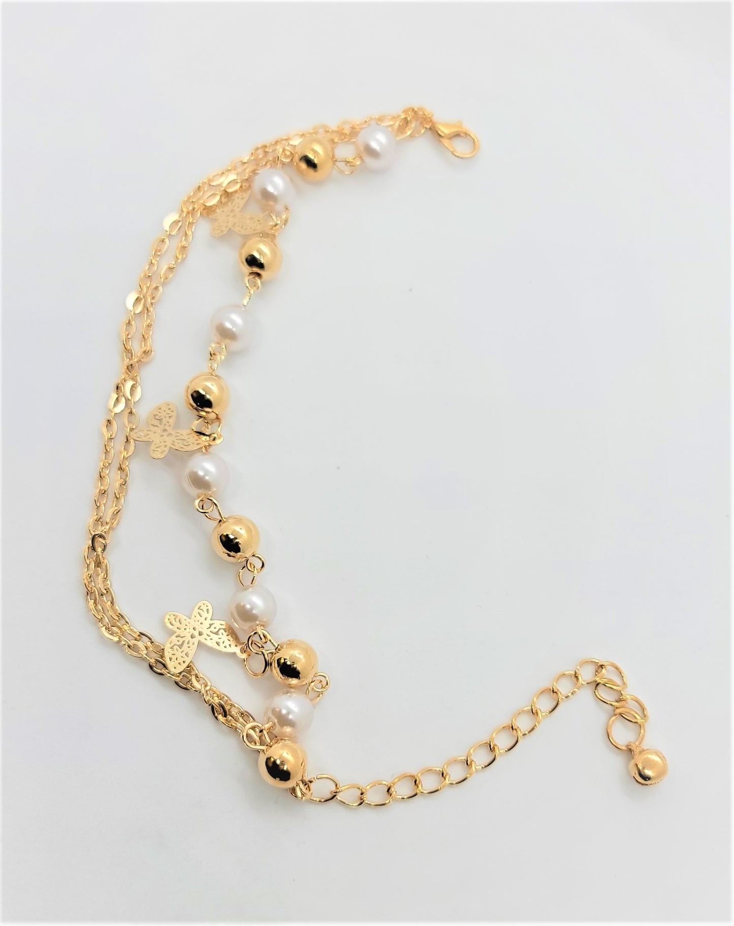 Beaded Butterfly Bracelet