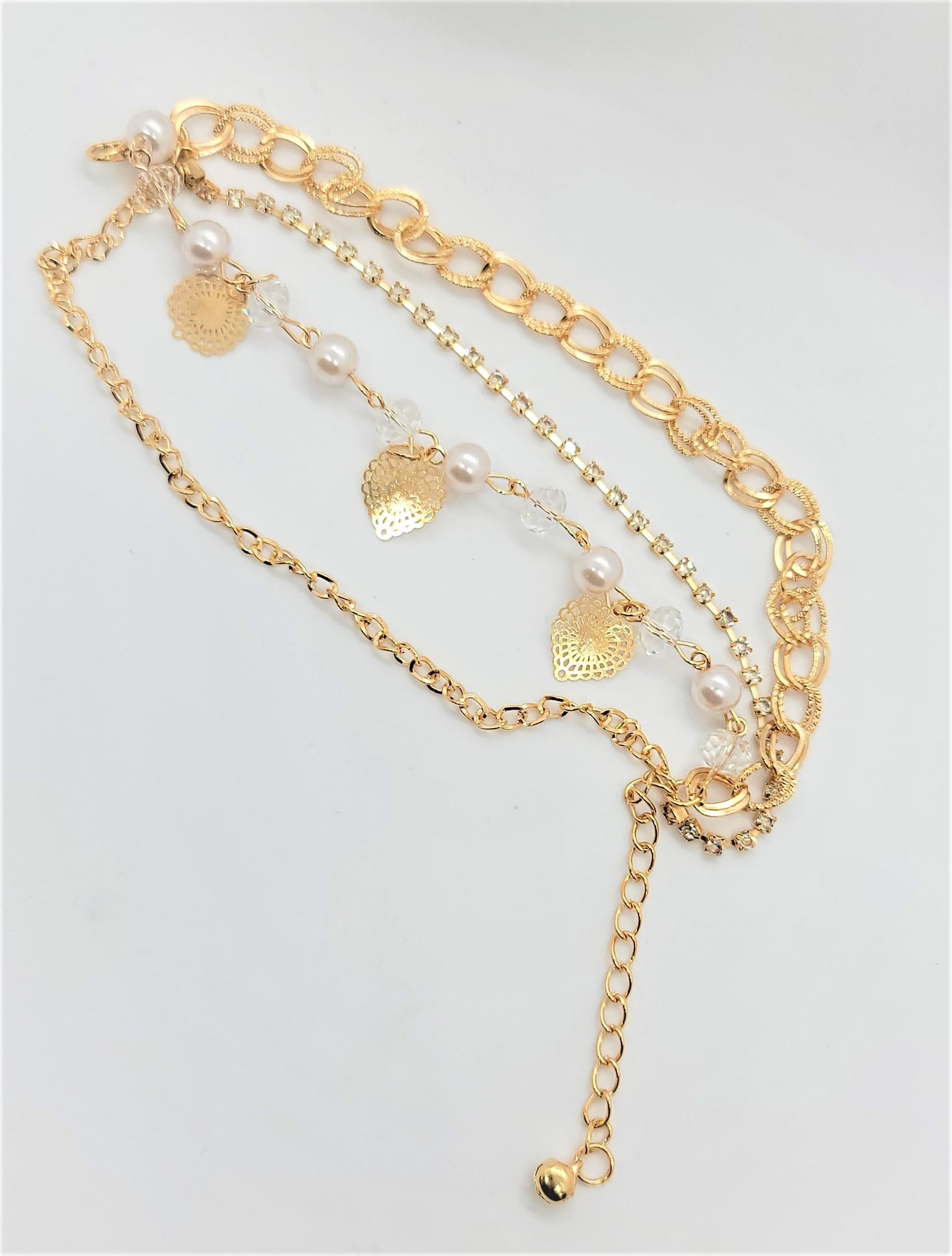 Hearts n Pearls Bracelet