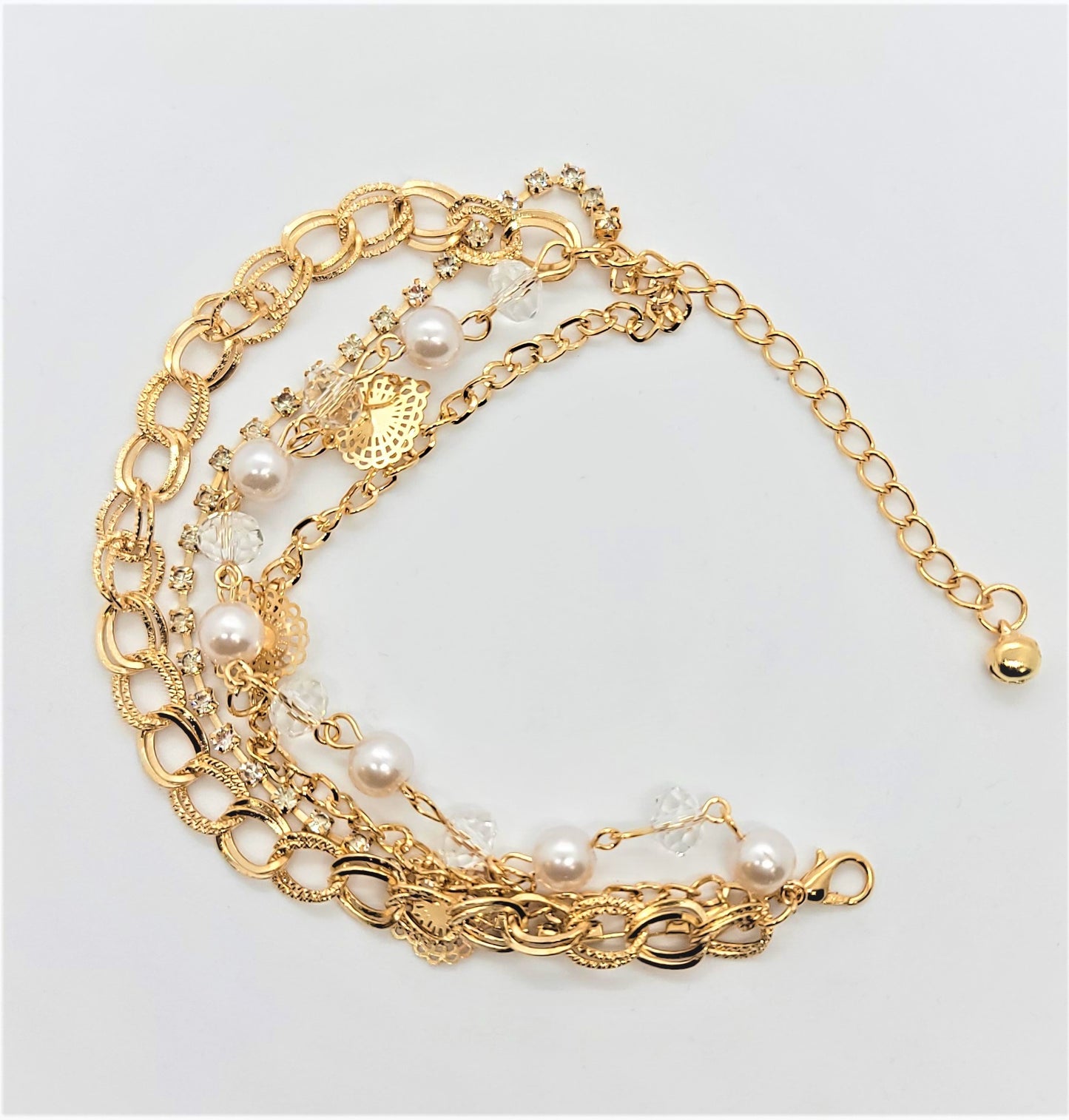Hearts n Pearls Bracelet