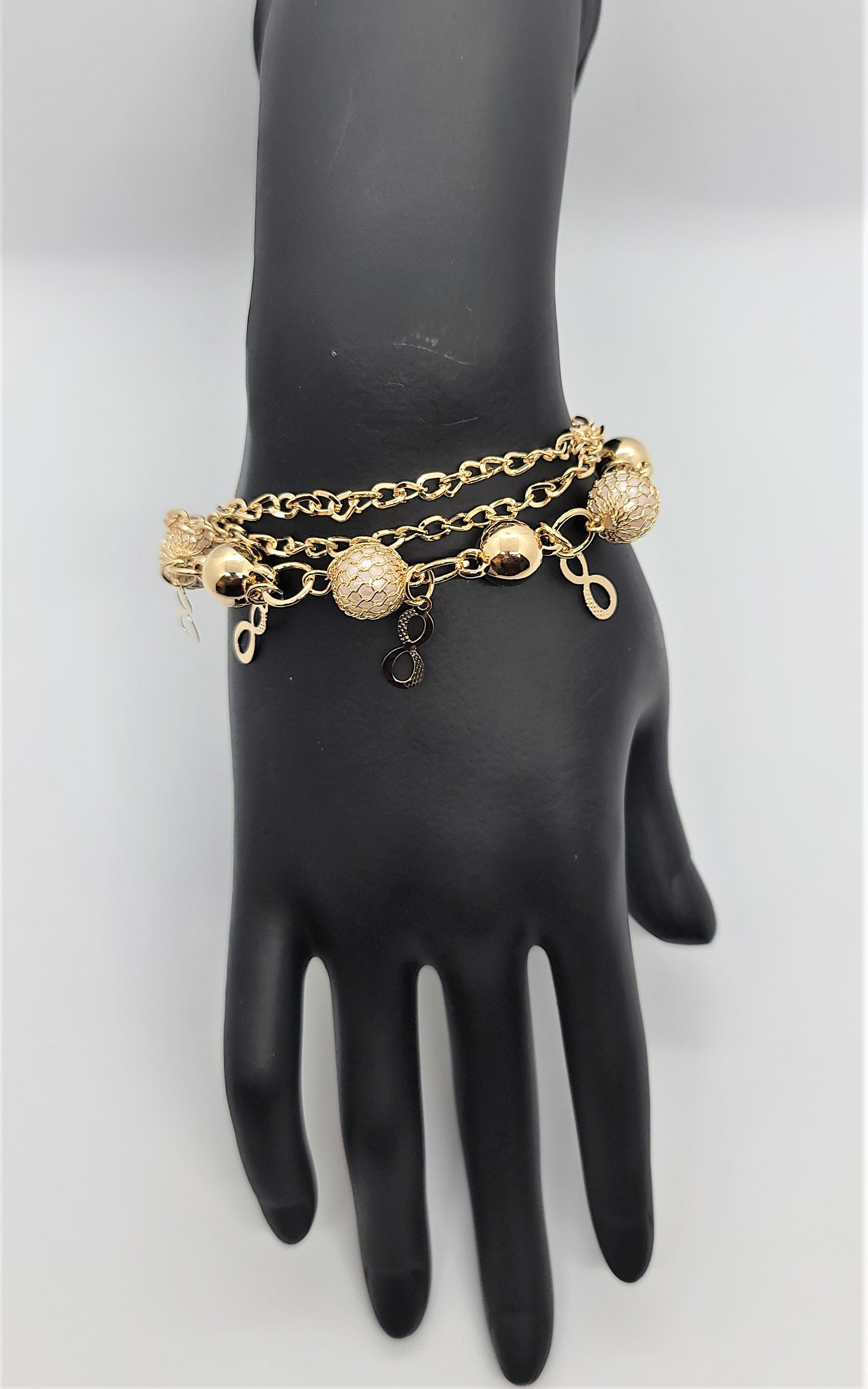 Infinity Pearl Bracelet