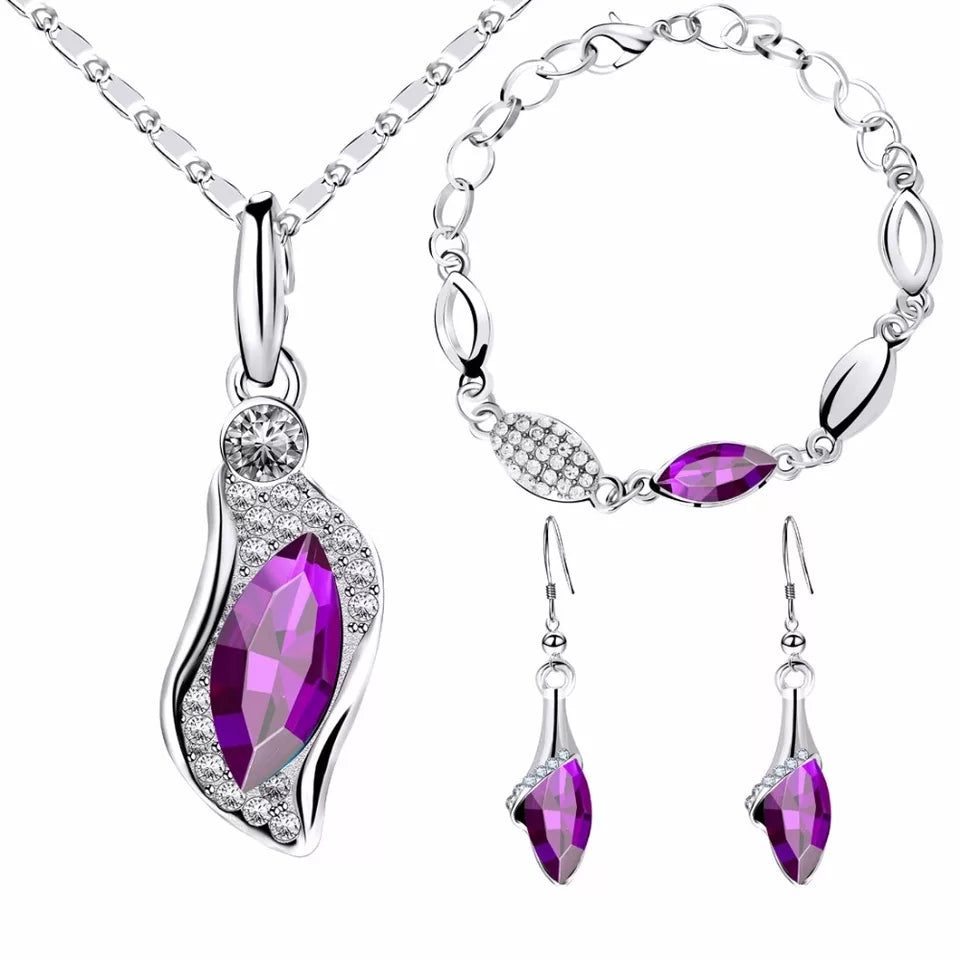 Austrian Crystal Jewelry Set