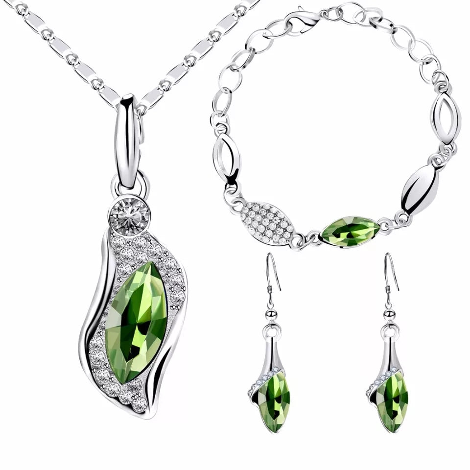 Austrian Crystal Jewelry Set