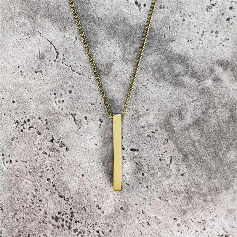 Gold Bar Pendant Neckchain