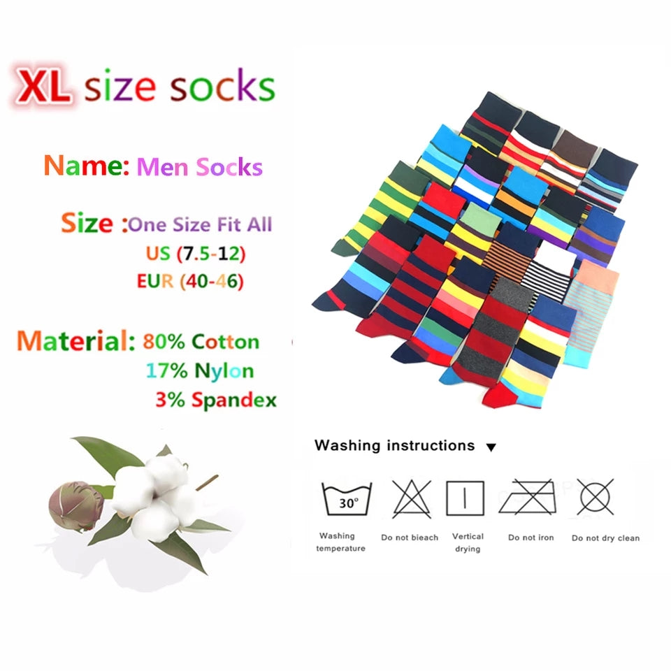 Luxury Geometric Men's Socks