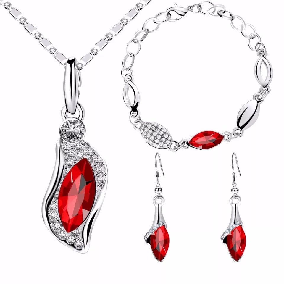 Austrian Crystal Jewelry Set