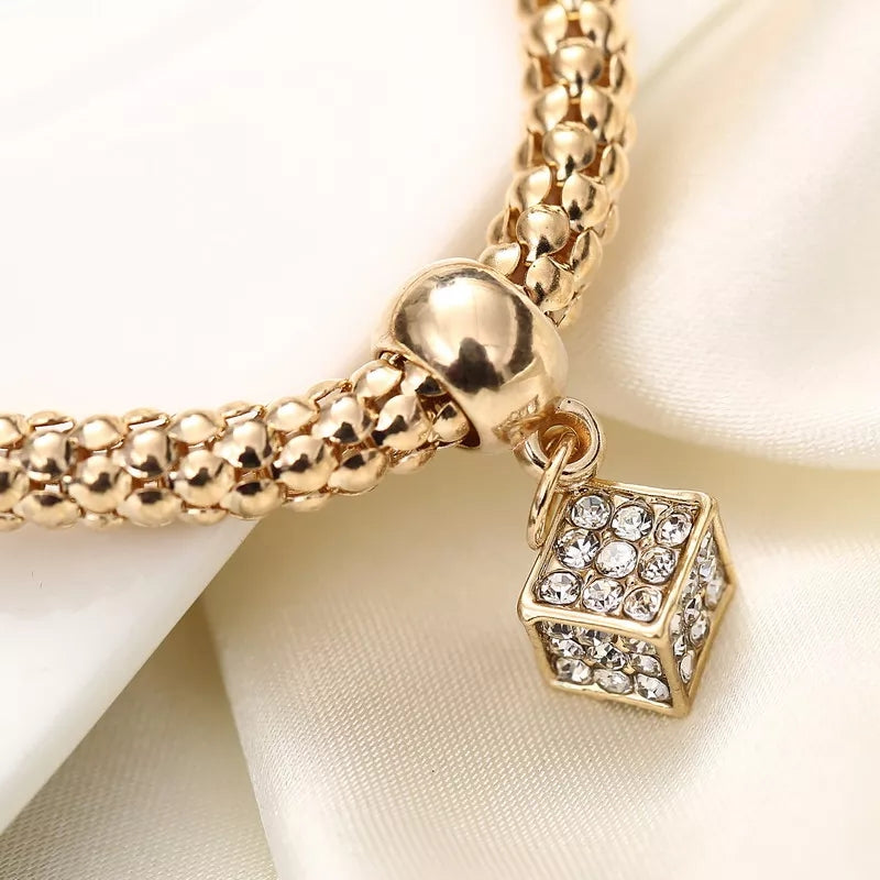 Crystal Cube Bracelet
