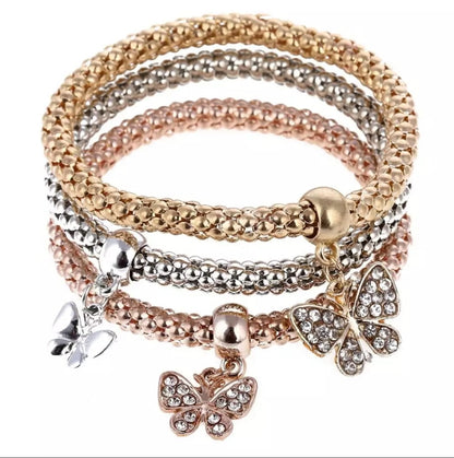 Crystal Butterfly Bracelet