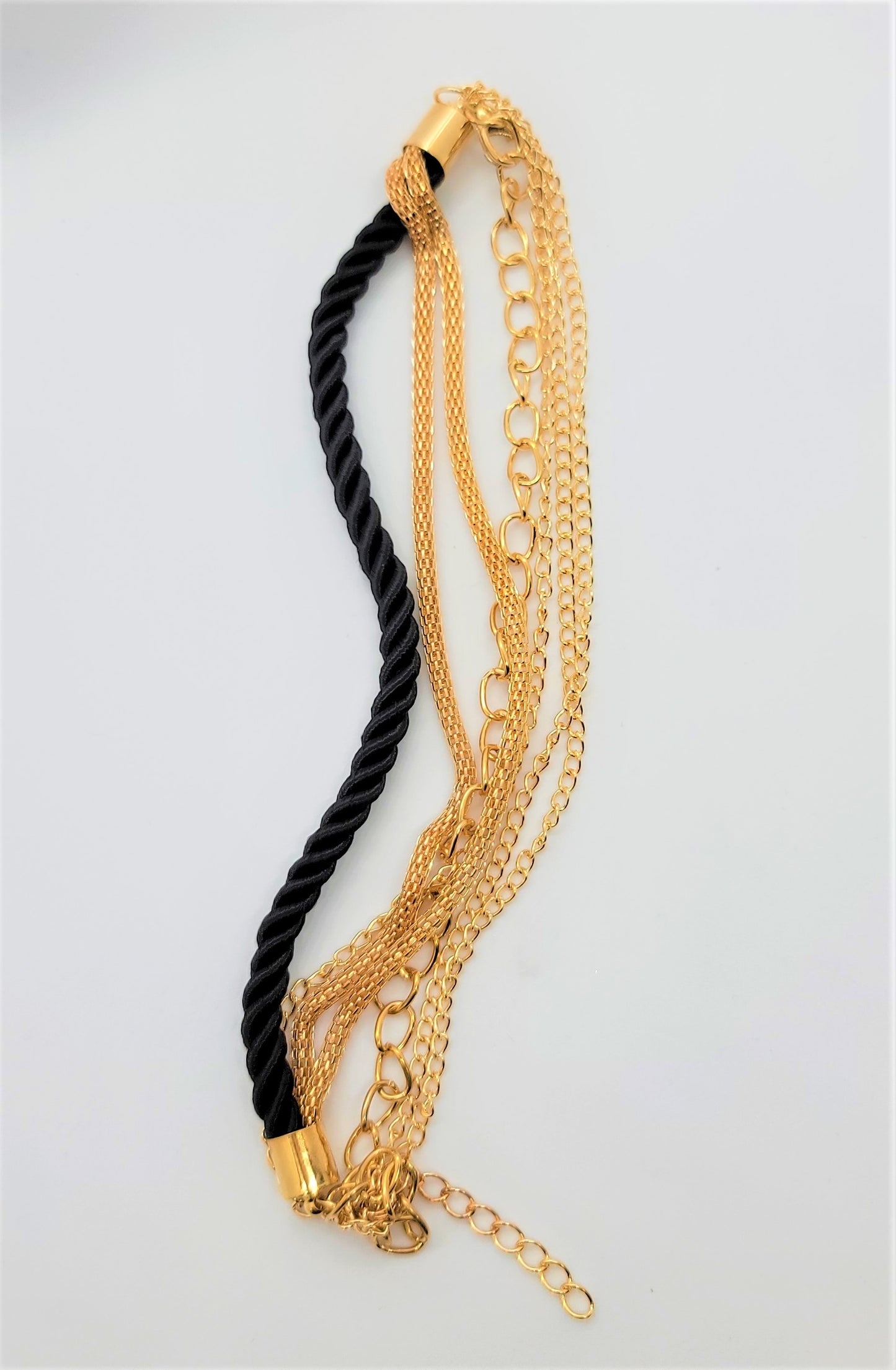 Black Braided Rope Bracelet