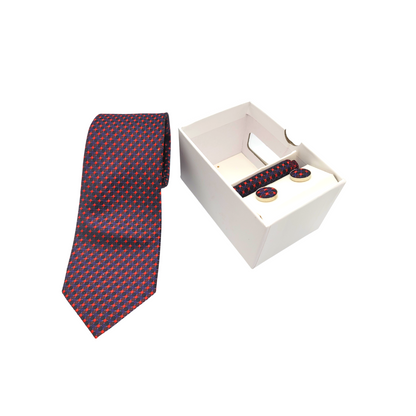 Silk Tie Gift Set (white box)